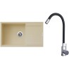 Set Sinks G22250 (dřez Ultima 860 XXL Sahara 50 + baterie Elasta Nerez/Černá) Set Sinks G22250 (dřez Ultima 860 XXL Sahara 50 + baterie Elasta Nerez/Černá)