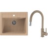 Set Alveus (dřez Atrox 30 Beige 55 + baterie Delos Beige 55) Set Alveus (dřez Atrox 30 Beige 55 + baterie Delos Beige 55)