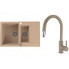 Set Alveus (dřez Cadit 70 Beige 55 + baterie Delos Beige 55) Set Alveus (dřez Cadit 70 Beige 55 + baterie Delos Beige 55)