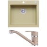 Set Alveus (dřez Cortina 160 Beige 55 + baterie Nina Beige 55) Set Alveus (dřez Cortina 160 Beige 55 + baterie Nina Beige 55)