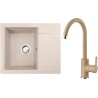 Set Alveus (dřez Gem 20 Beige 55 + baterie Tonia Beige 55) Set Alveus (dřez Gem 20 Beige 55 + baterie Tonia Beige 55)