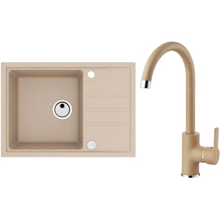 Set Alveus (dřez Intermezzo 40 Beige 55 + baterie Tonia Beige 55) Set Alveus (dřez Intermezzo 40 Beige 55 + baterie Tonia Beige 55)