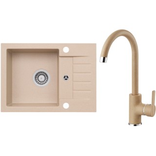 Set Alveus (dřez Niro 30 Beige 55 + baterie Tonia Beige 55)