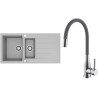 Set Alveus (dřez Cadit 80 Beton 81 + baterie Mintas Beton/Chrom) Set Alveus (dřez Cadit 80 Beton 81 + baterie Mintas Beton/Chrom)