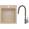 Set Alveus (dřez Cortina 20 Beige 55 + baterie Mintas Béžová/Kartáčovaná ocel) Set Alveus (dřez Cortina 20 Beige 55 + baterie Mintas Béžová/Kartáčovaná ocel)