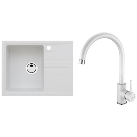 Set Alveus (dřez Intermezzo 30 White 11 + baterie Roxa White 11)