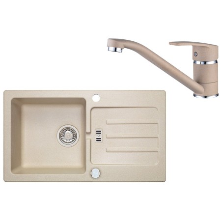 Set Alveus (dřez Victoria 30 Beige 55 + baterie Nina Beige 55) Set Alveus (dřez Victoria 30 Beige 55 + baterie Nina Beige 55)