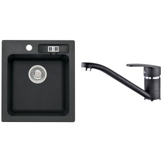 Set Alveus (dřez Victoria 20 Black 91 + baterie Nina Black 91)