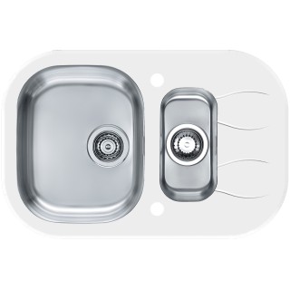 Kuchyňský dřez Alveus Wave 30 bílá/satin