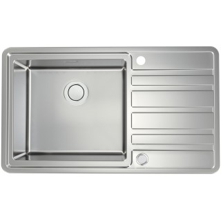 Kuchyňský dřez Alveus Rando 50 UP Satin, levý