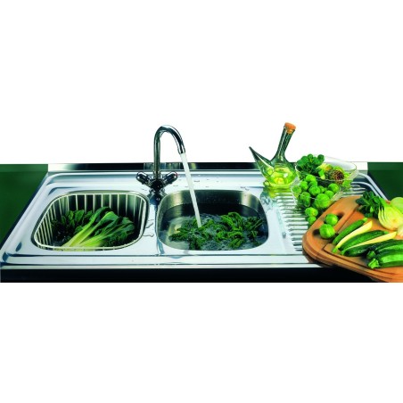 Kuchyňský dřez Alveus Classic 100 Natur, levý Kuchyňský dřez Alveus Classic 100 Natur, levý