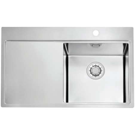 Kuchyňský dřez Alveus Pure 40 QC Satin, pravý Kuchyňský dřez Alveus Pure 40 QC Satin, pravý