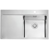 Kuchyňský dřez Alveus Pure 40 QC Satin, pravý Kuchyňský dřez Alveus Pure 40 QC Satin, pravý