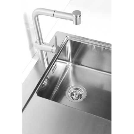 Kuchyňský dřez Alveus Pure 40 QC Satin, pravý Kuchyňský dřez Alveus Pure 40 QC Satin, pravý