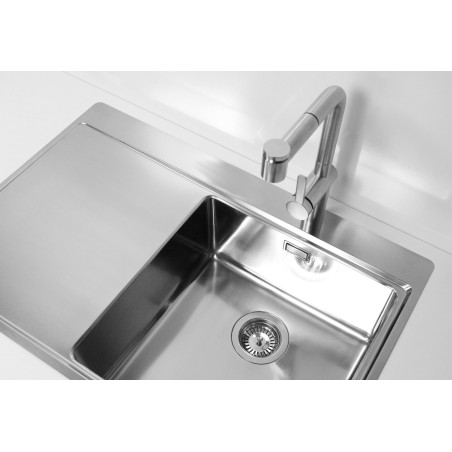 Kuchyňský dřez Alveus Pure 40 QC Satin, pravý Kuchyňský dřez Alveus Pure 40 QC Satin, pravý