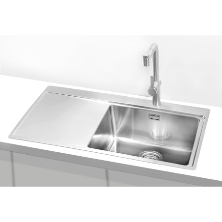 Kuchyňský dřez Alveus Pure 50 QC Satin, pravý Kuchyňský dřez Alveus Pure 50 QC Satin, pravý
