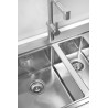 Kuchyňský dřez Alveus Pure 60 QC Satin, levý Kuchyňský dřez Alveus Pure 60 QC Satin, levý