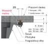Příchytky Franke 133.0730.139, pro spodní montáž Příchytky Franke 133.0730.139, pro spodní montáž
