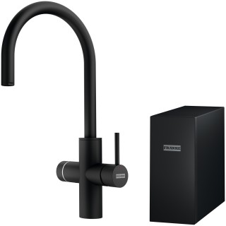 Kuchyňská baterie s filtračním systémem Franke Mythos Water Hub All in One Matná černá