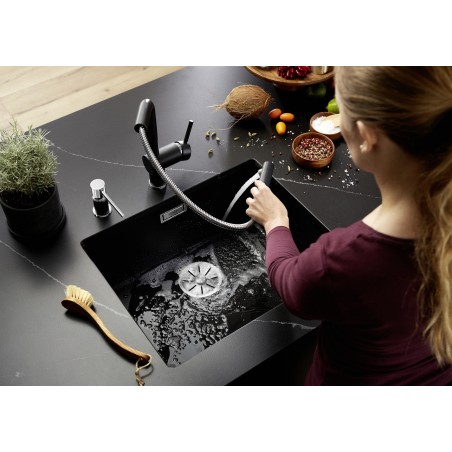 Dávkovač saponátu Blanco Lato Chrom/Šedá skála