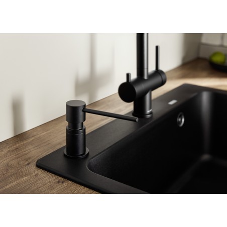 Dávkovač saponátu Blanco Lato Černá matná