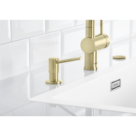 Dávkovač saponátu Blanco Torre Saténově zlatá, 300 ml