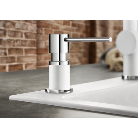 Dávkovač saponátu Blanco Lato Chrom/Šedá vulkán