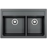 Kuchyňský dřez Alveus Atrox 50 QC Carbon A91 Kuchyňský dřez Alveus Atrox 50 QC Carbon A91