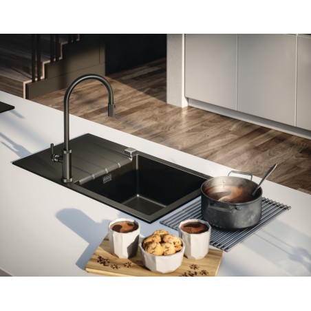 Kuchyňský dřez Alveus Cadit 20 QC Deep Black A90 Kuchyňský dřez Alveus Cadit 20 QC Deep Black A90