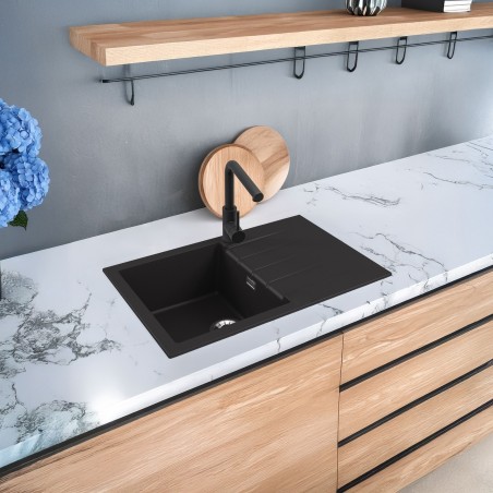 Kuchyňský dřez Alveus Cadit 20 QC Deep Black A90 Kuchyňský dřez Alveus Cadit 20 QC Deep Black A90