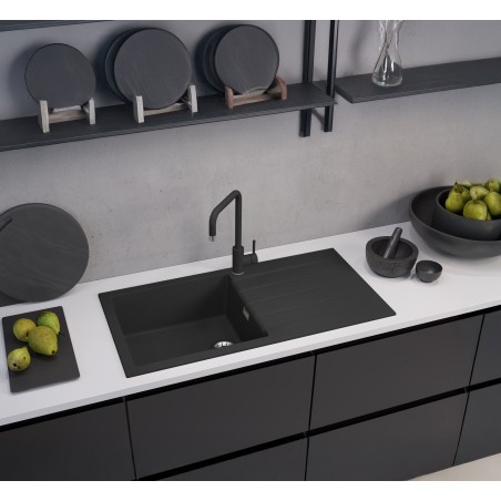 Kuchyňský dřez Alveus Cadit 50 QC Deep Black A90 Kuchyňský dřez Alveus Cadit 50 QC Deep Black A90