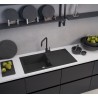 Kuchyňský dřez Alveus Cadit 50 QC Deep Black A90 Kuchyňský dřez Alveus Cadit 50 QC Deep Black A90