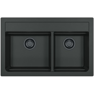 Kuchyňský dřez Alveus Atrox 50 Black Edition Deep Black A90