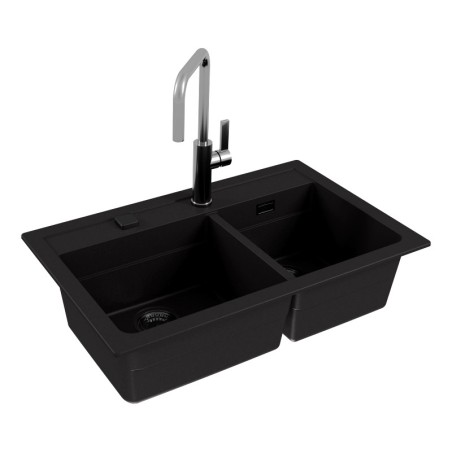 Kuchyňský dřez Alveus Atrox 50 Black Edition Deep Black A90 Kuchyňský dřez Alveus Atrox 50 Black Edition Deep Black A90