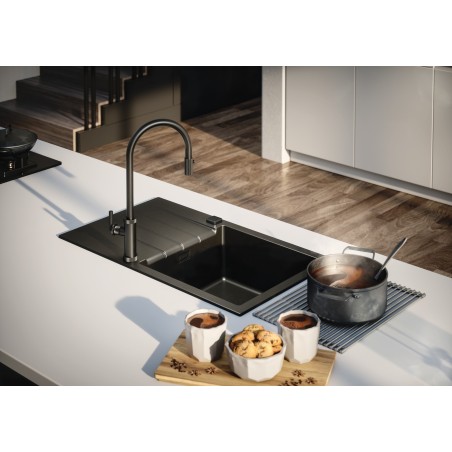 Kuchyňský dřez Alveus Cadit 20 Black Edition Deep Black A90 Kuchyňský dřez Alveus Cadit 20 Black Edition Deep Black A90