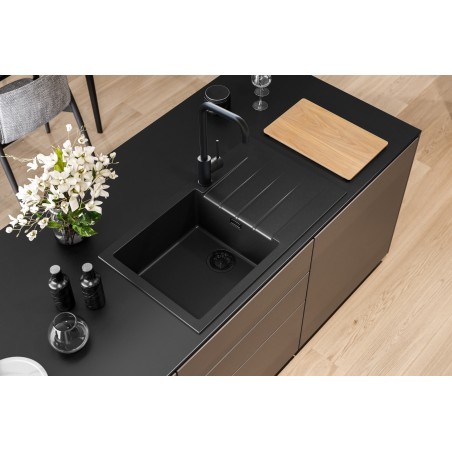Kuchyňský dřez Alveus Cadit 40 Black Edition Deep Black A90 Kuchyňský dřez Alveus Cadit 40 Black Edition Deep Black A90