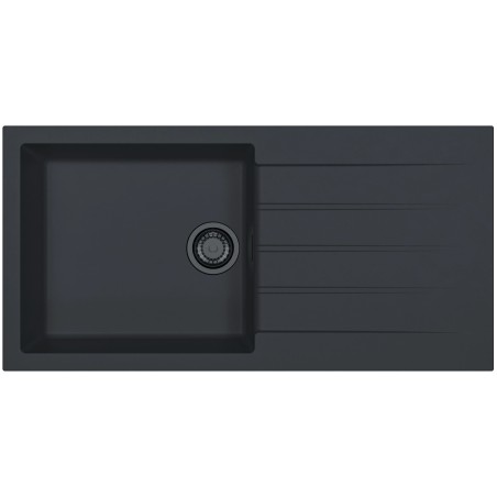 Kuchyňský dřez Alveus Cadit 50 Black Edition Deep Black A90 Kuchyňský dřez Alveus Cadit 50 Black Edition Deep Black A90