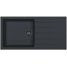 Kuchyňský dřez Alveus Cadit 50 Black Edition Deep Black A90 Kuchyňský dřez Alveus Cadit 50 Black Edition Deep Black A90
