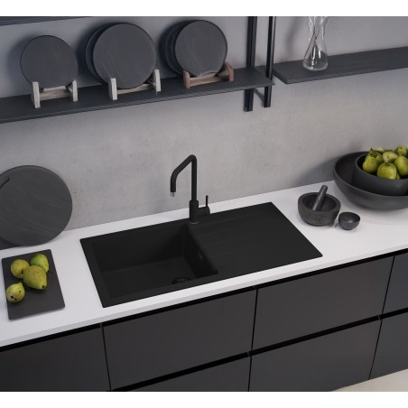 Kuchyňský dřez Alveus Cadit 50 Black Edition Deep Black A90 Kuchyňský dřez Alveus Cadit 50 Black Edition Deep Black A90