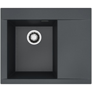 Kuchyňský dřez Alveus Pure-G 50 QC Deep Black A90, levý