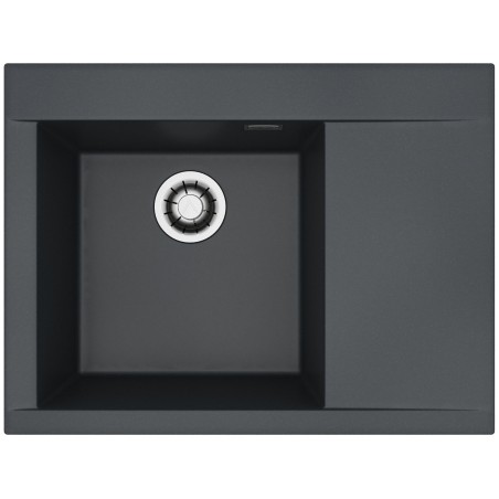 Kuchyňský dřez Alveus Pure-G 60 QC Deep Black A90, levý