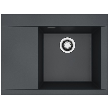 Kuchyňský dřez Alveus Pure-G 60 QC Deep Black A90, pravý