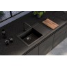 Kuchyňský dřez Alveus Pure-G 70 QC Deep Black A90, pravý