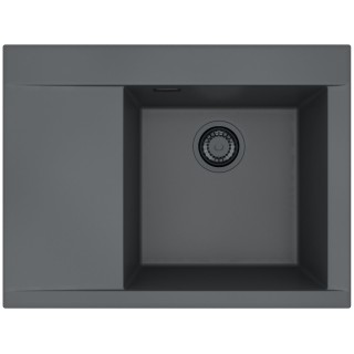 Kuchyňský dřez Alveus Pure-G 60 Black Edition Deep Black A90, pravý