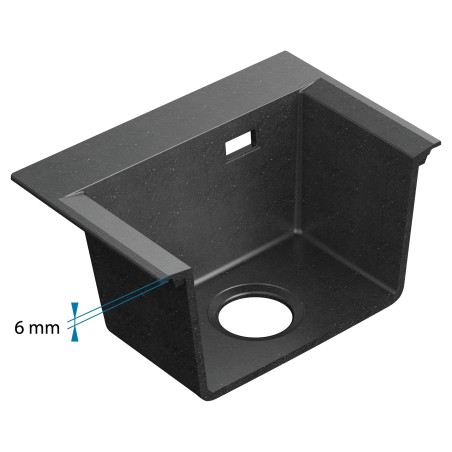 Kuchyňský dřez Alveus Pure-G 50 QC Stone A80, pravý