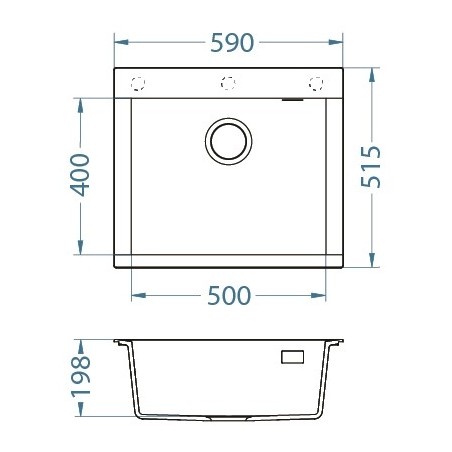 Kuchyňský dřez Alveus Pure-G 30 QC Stone A80