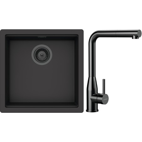 Set Schock S31-20 (dřez Kiruna N-100 Dusk + baterie Keto.120 Gunmetal brushed)