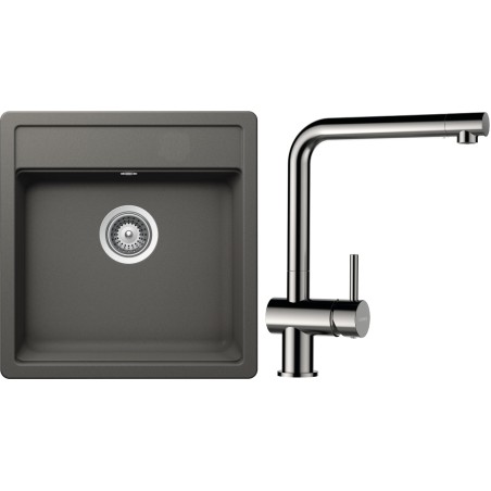 Set Schock S10-3 (dřez Mono N-100S Silverstone + baterie Epos Nerezový vzhled)