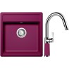 Set Schock S10-7 (dřez Mono N-100S Berry + baterie SC-520.120 Berry)
