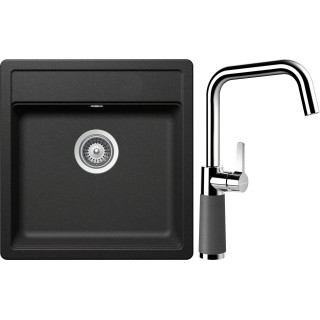 Set Schock S10-8 (dřez Mono N-100S Stone + baterie SC-530 Stone)